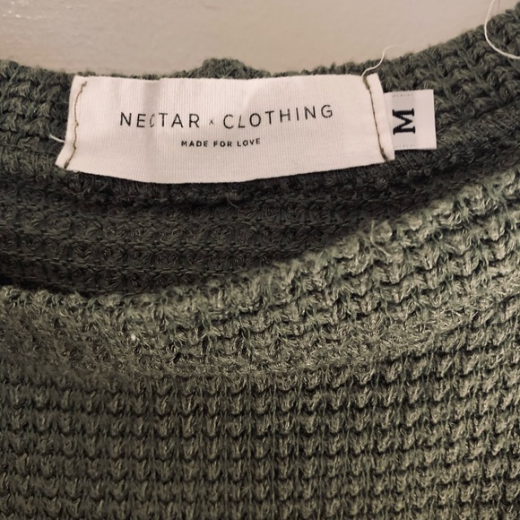 Nectar Clothing Waffle Print Sweater - Picture 3 of 4